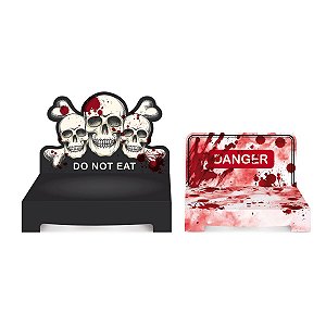 Kit Suporte Para Doces Help Halloween Colorido - 1 Un