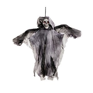 Caveira Lutero 50 cm para Decoração de Halloween - Cromus - 1 Un