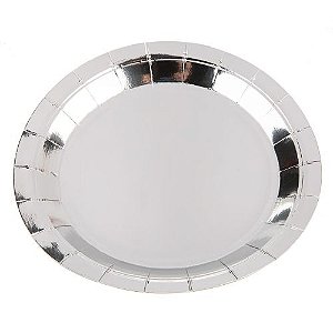Prato Prata - Silver Plastic - 8 Un