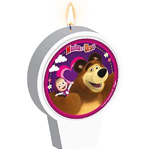 Vela Plana - Masha e o Urso - 1 unidade - Regina
