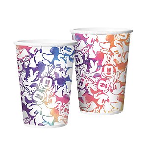 Copo Papel 180 Ml Minnie Tie Dye 12 Unidades - Regina