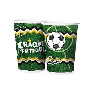 Copo Papel 180Ml Festa Futebol 12 Unidades - Regina