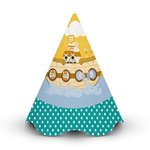 Chapéu Cone - Arca De Noé - 8 unidades - Junco
