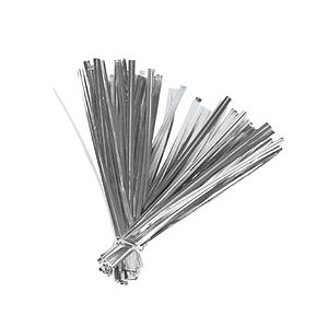 Lacre Prata - Silver Plastic - 100 Un
