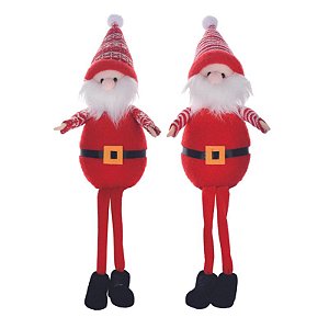 Noel Decorativo Sortido Vermelho  41cm (Snowtime)  - 1 Un