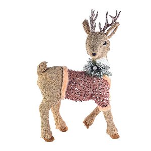 Rena Arranjo de Folhas Bege Rosa (Savana) - 1 Un