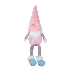 Kringle Sentado Blusa e Gorro Rosa Azul Branco  (Rainbow)  - 1 Un