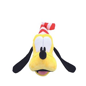 Cabeça Pluto com Gorro Listrado  15cm (Disney)  - 1 Un