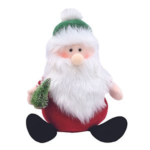 Noel Sentado com  Pinheiro  24cm (Snowtime)  - 1 Un