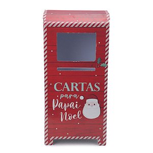 Caixa Correio Vermelho Branco    - 1 Un