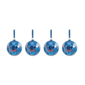 Bola Stitch 8cm - Jogo com 4 Peças