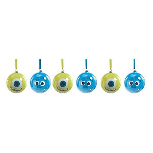 Bola Monsters 6cm - Jogo com 6 Peças