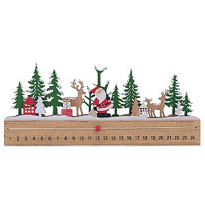 Calendário Natalino 16X40cm - 1 Un