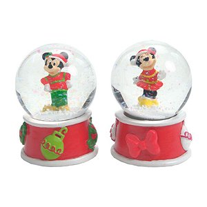 Globinho Mickey Minnie Sortido Vermelho Branco  Preto  7cm   - 1 Un