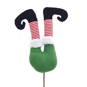 Pick Decorativo Verde Preto 60cm - 1 Un