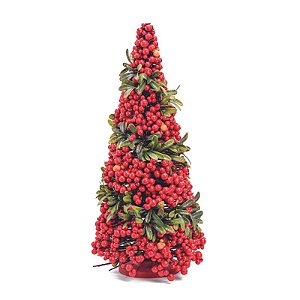 Topiaria Frutas e Folhas Vermelho Verde 60cm - 1 Un