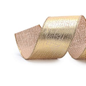 Fita Cetim Lisa Ouro 6,3X914cm - 1 Un