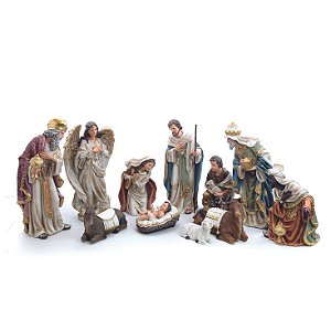 Presépio 45cm - Kit com 11 Peças