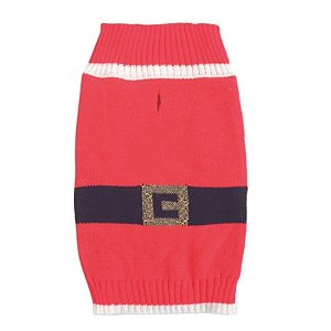 Roupa Pet Noel Vermelho Branco 35cm - 1 Un