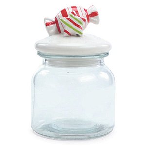 Pote de Vidro Candy Incolor 600Ml - 1 Un