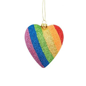 Enfeite Pendurar Coração 10cm - 1 Un