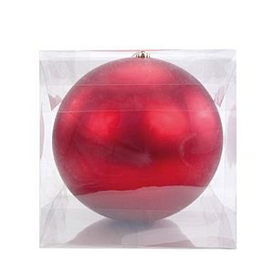 Bola Gigante Fosco 25cm Vermelho - 1 Un