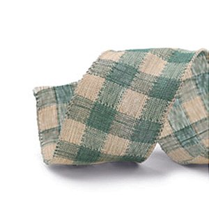 Fita Xadrez Verde Natural 6,3X914cm - 1 Un