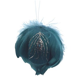 Bola Penas Verde Ouro 10cm - Jogo com 4 Peças