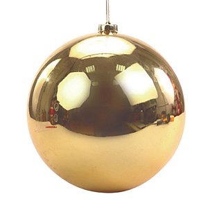 Bola Gigante Ouro Brilho 25cm - 1 Un