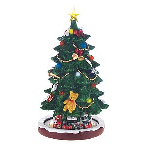 Árvore Natal Resina com Luz e Movimento 42cm 3AA - 1 Un