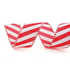 Fita Listras Vermelho 6,3X914cm - 1 Un