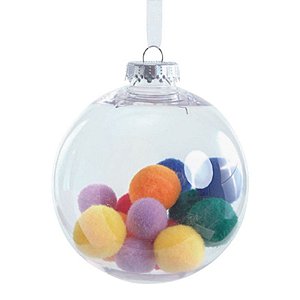Bola com Pompom 10cm - Jogo com 4 Peças