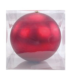 Bola Gigante Fosco 20cm Vermelho - 1 Un