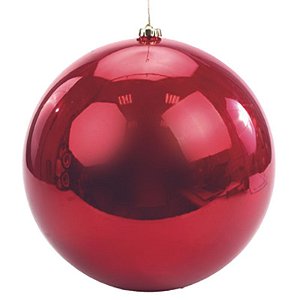 Bola Gigante Vermelho Brilho 30cm - 1 Un