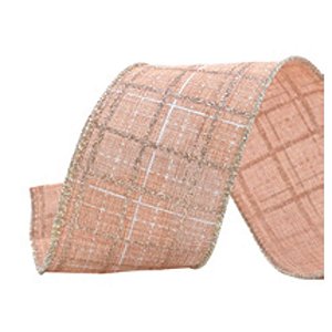 Fita aramada a Quadriculada Rose Gold Ouro Branco 6,3X9,14M - 1 Un