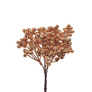 Galho Curto Frutas Ouro 15cm - 1 Un