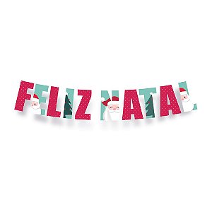Faixa Decorativa Feliz Natal - 1 Un