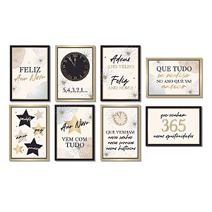 Cartaz Decorativo Midnight Sortido - 8 Un