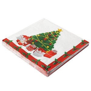 Guardanapo Folha Dupla Árvore 32x32cm - 20 un