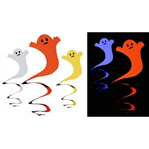 Mobile Fantasma Halloween Neon - 3 Un