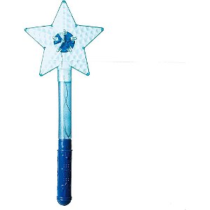 Acessório Varinha de Led Estrela Azul 14,5x37 - 1 un