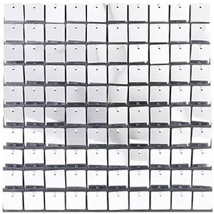 Painel Mágico Shimmer Wall Placa Prata 30x30