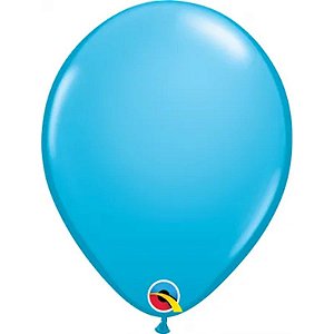 Balão Qualatex 11" - Qx Party Balloon Pkg Plain - Azul Casca De Ovo - 6 Un