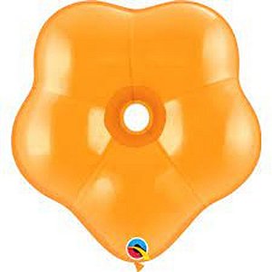 Balão Qualatex 16" - Geo Laranja Mandarim - Liso Látex Blossom - 25 Un