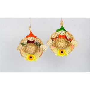 Enfeite Junino Chapéu Espantalho Diversos 19,5 cm - 1 Un