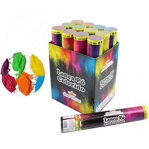 Lança Confetes Pó Coloridos - 1 Un