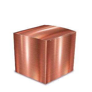 Caixa Lembrancinha Metalic Rose Gold - 8 Unidades