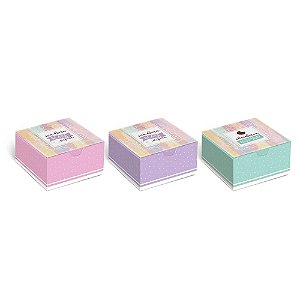 Caixa Diver Para 4 Brigadeiros Fim Dieta Sort 8,5x8,5x3,5 - 100 Un