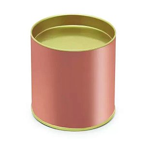 Lata Para Doces Rose Gold 10x13cm - 32 Un