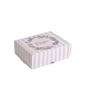 Caixa Para 8 Brigadeiros Melhor Mãe 17x10,6x4,5cm - 100 Un